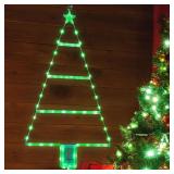 NEW LED Hanging Ladder Christmas Tree Light