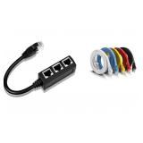 NEW $33 2PK Ethernet Adapter & 5 Cables