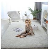 NEW-$121 Extra Large Fluffy Shaggy Carpet 8x10 Ft