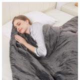 Used-$144 Removable Weighted Blanket King Size