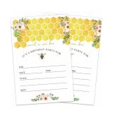 NEW (6x4") 20Pack Baby Birthday Invitation Card