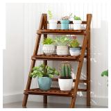 NEW $110 Bamboo Plant Stand 3 Tier