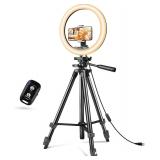 NEW $50 12" LED Ring Light w/Tripod Stand