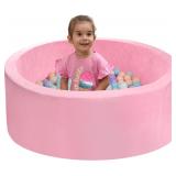 $103 35" Pink Foam Ball Pit For Toddlers