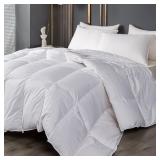 NEW $123 Queen Goose Down Feather Comforter