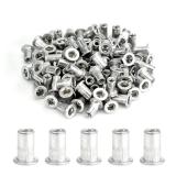 185Pcs Rivet Nut Flat Head