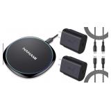 NEW $44 Wireless Charge Pad & 2PK USBC Chargers