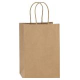 New Brown Kraft Paper Bags 100Pcs