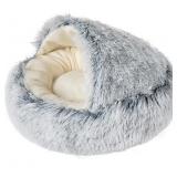 NEW 50x50cm Fluffy Plush Pet Bed