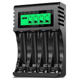 NEW 4 Bay Smart Rechargeable Battery Charger