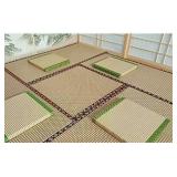 $93--1Pcs Japanese Igusa(Brownish Green, 80cm80cm)