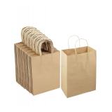 NEW $38 100Pcs (5.25x3.75x8") Paper Bags