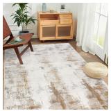 $41 46x71ï¿½ Modern Abstract Throw Rug