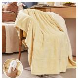 NEW $76 Heated Throw 50" x 60"