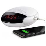 NEW Alarm Clock w/USB Port & Radio