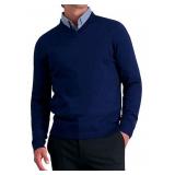 DAMAGED $60 (2XL) Haggar V Neck Sweater
