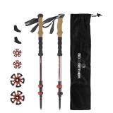 NEW $30 Trekking Hiking Poles Red