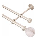 NEW $36 28-48ï¿½ Double Curtain Rods