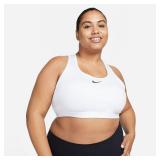 New$102 Nike Padded Sports Bra - White 2X