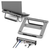 NEW $80 8 Port Laptop Stand Docking Station