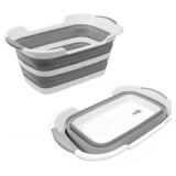 NEW $53 Collapsible Laundry Basket