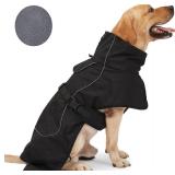 $38 Dog Winter Coat,Black XL