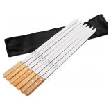 $46---23 Inch BBQ Skewers 7 with Bag