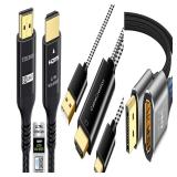NEW $84 3PK HDMI Cables & Adapters