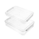 NEW $36 3Pcs Plastic Storage Bins