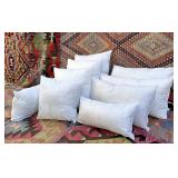$45---5 Set Different Size Pillow Inners