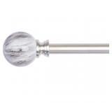 $30(36ï¿½-66ï¿½) Marble Ball Finials Curtain Rod