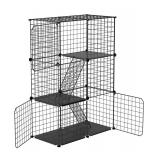$90 TSAYAWA Cat Cage Indoor with Door