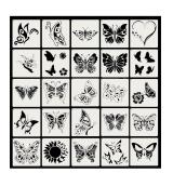 NEW Butterfly Painting Stencils 25Pk