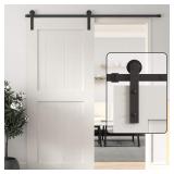 NEW $135 (6FT) Sliding Barn Door Hardware Kit