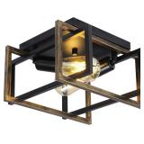 NEW $49 Rustic Semi Flush Mount Ceiling Light