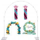 New $60--3IN1 Balloon Half Circle Arch Kit