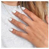 (8) Silver Band Ring