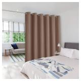 $50 Bedroom DivideCurtain(L8ft x W10ft Cappuccino)