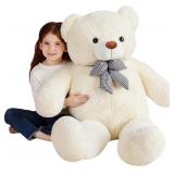 $70 Giant Teddy Bear  (White, 47 inches)