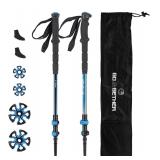 NEW $32 Trekking Hiking Poles Blue