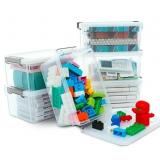 $40 8PK 5.5Qt Storage Bin with Lid