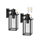 NEW $93 2PK Motion Sensor Outdoor Wall Light