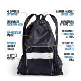 (24ï¿½x17ï¿½)Athletico Mesh Swim Bag