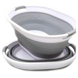 NEW $34 (28L)  Collapsible Plastic Laundry Basket
