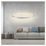 New $120 LED Chandelier 24inch Ring Pendant