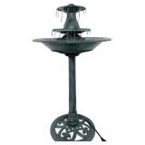$100 38" Electric 3 Tiers Bird Bath Fountain