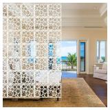 New $43 Hanging Room Divider WHITE