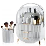 NEW $62 Makeup Storage Organizer Green