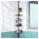 $60 (53-120") Corner Shower Caddy Tension Pole
