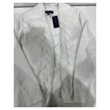(M) Karen Scott Womens Luxsoft Open-Front Cardigan